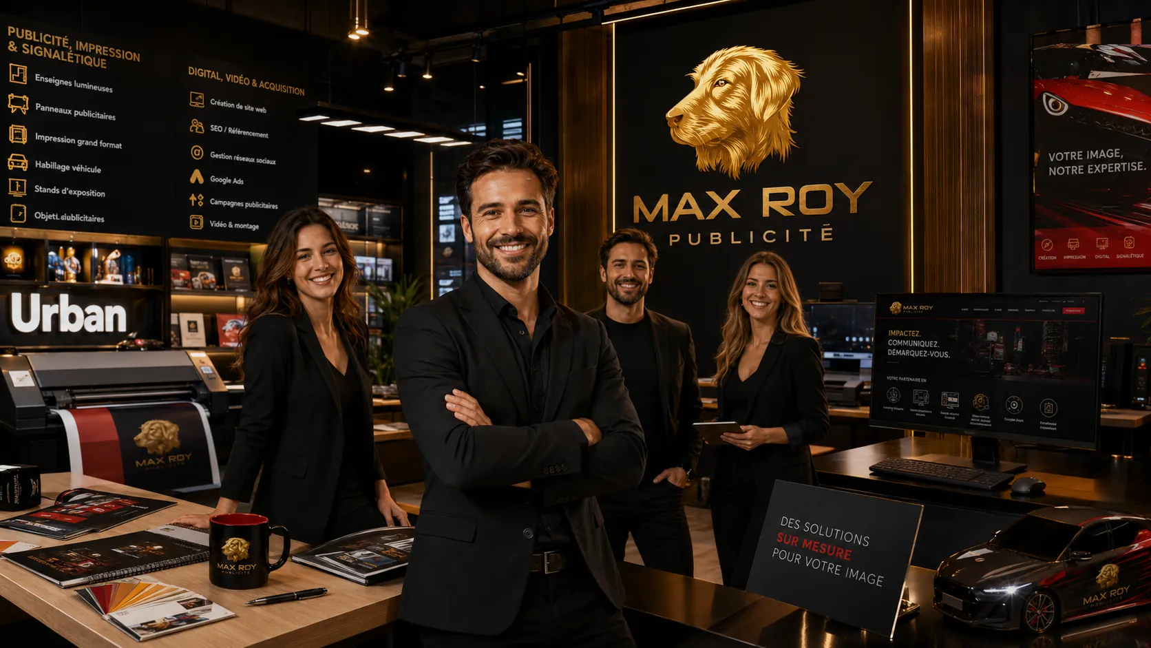 MAX ROY PUBLICITÉ service et réalisation