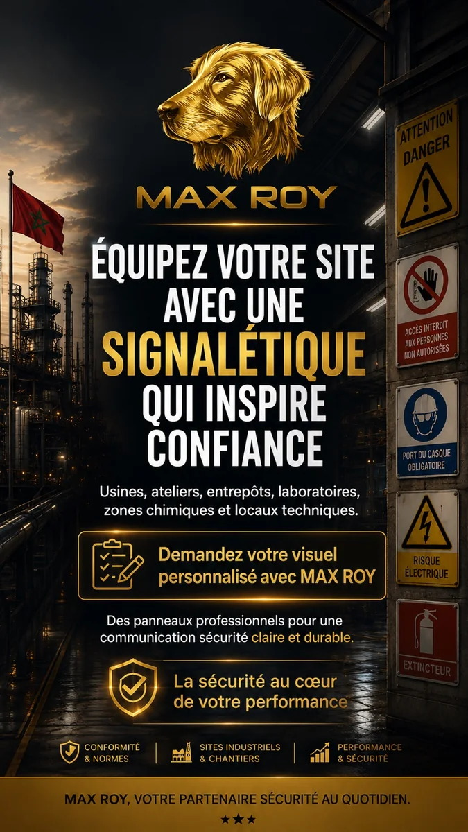 Signalétique industrielle personnalisée pour entreprise