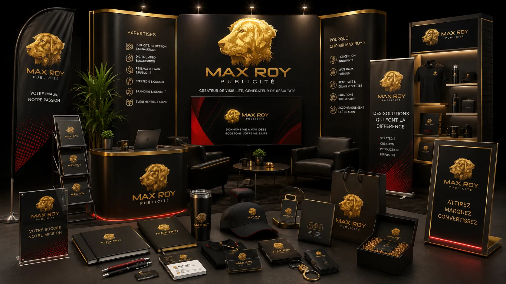 MAX ROY PUBLICITÉ service et réalisation