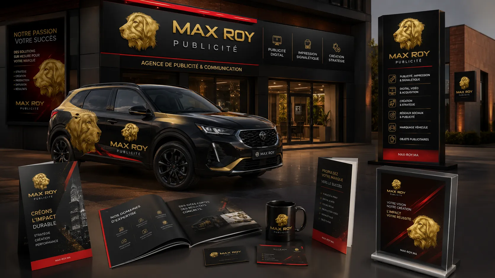 MAX ROY PUBLICITÉ service et réalisation